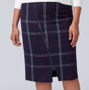 Lane Bryant Plaid Size 26 NEW Academia Preppy